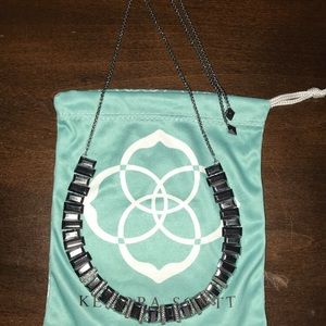 Kendra Scott Hematite Harper Necklace